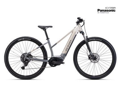 Dámsky elektrobicykel CTM ROXXY GX -  lesklá sivá / matná zlatosivá 2025